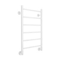 Полотенцесушитель водяной ARIANO Версаль 70х40 белый матовый, 6 перемычек, американки угловые 1'x1' в комплекте