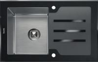Кухонная мойка TOLERO Ceramic Glass TG-780 Чёрная