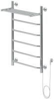 Полотенцесушитель электрический Aquanet Fiona 80х50 Тэн справа, с полкой