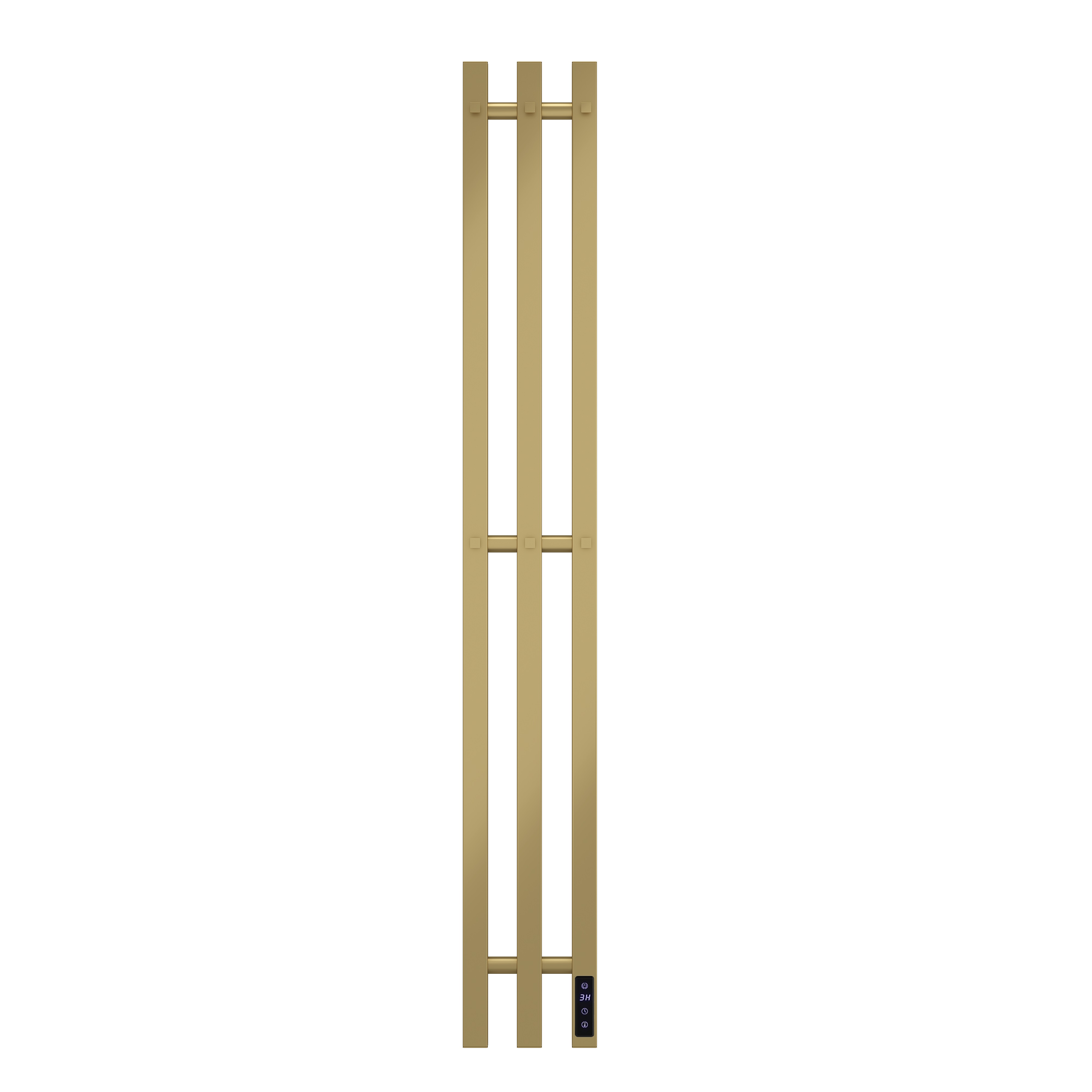 Полотенцесушитель электрический REFLEXION Гоби RXT0311012GL 1100x120 с крючками, золотой матовый