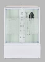 Душевая кабина Niagara Ultra NG-3150-01 150х70х220, высокий поддон 56 см, стекло мозаика