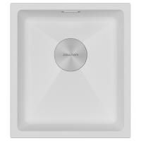 Мойка LUMI 41UNI, IT-GRANIT, LU41-WH, белый, 410х460, Paulmark