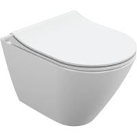 Подвесной унитаз Cersanit CITY OVAL Clean On DPL EO slim, 63114