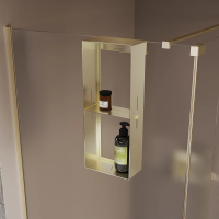Полка для душевого ограждения Grange, 508x102x204, золото брашинг