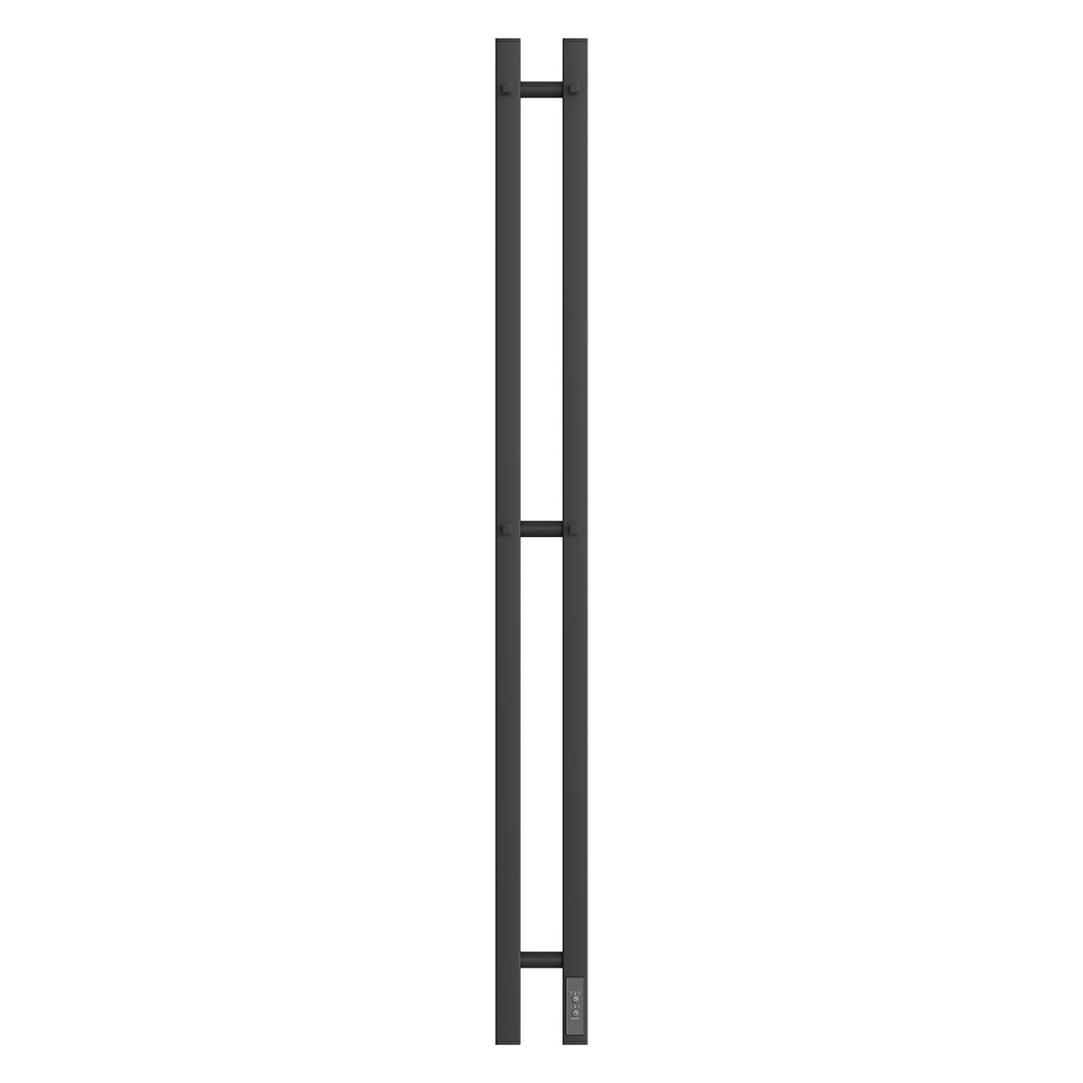 Полотенцесушитель электрический REFLEXION Гоби RXT031108BL 1100x80 с крючками, черный матовый
