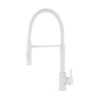 Смеситель для кухни HALT, белый матовый, Ha214021-WH, Paulmark