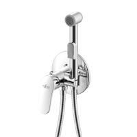 Смеситель Rossinka RS45-51 с гигиеническим душем, встраиваемый