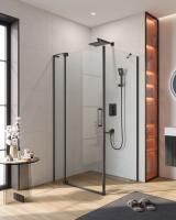 Душевой уголок CEZARES SLIDER-AH-1-90-100/110-C-NERO