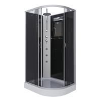 Душевая кабина Niagara Classic NG-3512-14LBKTG 120х80х210-240, низкий поддон 13 см, стекло тонированное