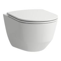 Laufen Pack Pro Комплект: унитаз подвесной 36x53см, безободковый, сиденье Slim с микролифтом, цвет: белый глянец Z.RU93.1.046.5