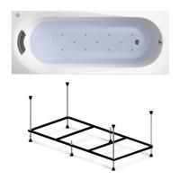 Аэромассажная акриловая ванна Lavinia Boho Biore 360020A0 160х70