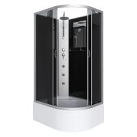 Душевая кабина Niagara Classic NG-2510-14LBKTG 120х80х210-240, высокий поддон 40 см, стекло тонированное