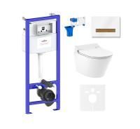 Комплект инсталляции и унитаза 7 в 1 Lavinia Boho Relfix Smart V-Clean 87561195