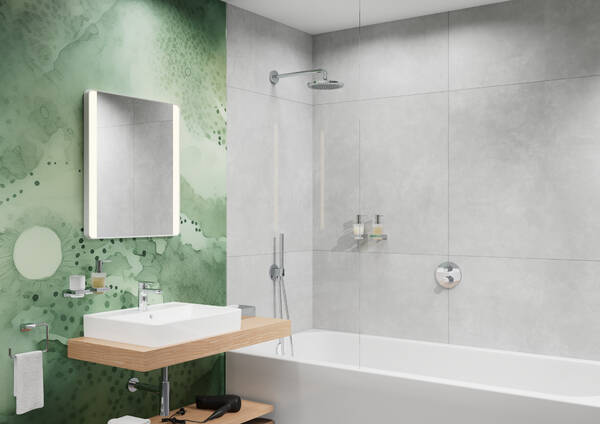 Ручной душ Hansgrohe Pulsify S 24125000. хром 24125000