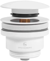Донный клапан для раковины Grocenberg GB106 Белый