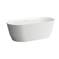 Laufen Pro Ванна отдельностоящая, 165х75см., слив click-clack, цвет: белый 2.3995.2.000.000.1