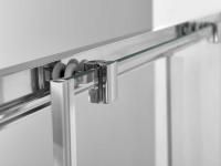 Душевая дверь Vincea Alpha VDS-3AL120CLB, 1200, черный, стекло прозрачное