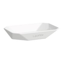 Laufen Home collection Керамическая мыльница 130х85х25 мм TRIO DISH, настольная, цвет: белый 8.7777.6.000.000.1