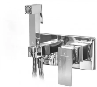 Смеситель встраиваемый с гигиеническим душем Grocenberg GB004 Хром