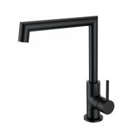 Смеситель для кухни WONZON & WOGHAND, Черный матовый (WW-L1005-MB)