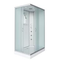 Душ.каб. NG-43285-14QG (1200х800х2150) низкий поддон(13см) стекло МАТОВОЕ 3 места