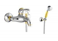 Смеситель для ванны Fiore Jafar 47CO5103, хром-золото