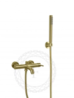 Смеситель для ванны с душем FILARETE Roun FL2120 (Золото матовый)