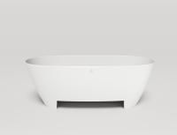 Ванна отдельностоящая Salini SOFIA LIGHT с переливом покраска по RAL полностью, S-Sense, глянцевый 103711GF