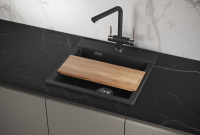 Мойка для кухни Granula Estetica 5201 черный, 52х50 см, прямоугольная