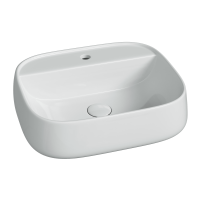 Раковина подвесная Ceramicanova Источник (Fonte) с отверстием под смеситель 500x420x145 белый CN5051