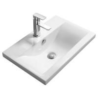 Раковина керамическая (врезная сверху)  SantiLine SL-2101 (60)