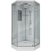 Душевая кабина Niagara Luxe NG-7702DW 100x100х210, низкий поддон 15 см, стенки белые