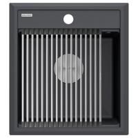 Мойка STEPIA 45, IT-GRANIT, PM114651-AN, антрацит, 460х510, Paulmark