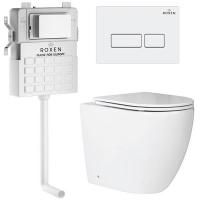 Комплект 5 в 1 RoxenBath Attach 967013 (состоит из: 710215, Caspia 410280W; 650185-01)