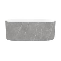 Акриловая ванна в наборе 3 в 1: отдельностоящая ванна, ножки, экран Wellsee Chalice Perfection 230605000