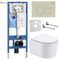 Комплект  6 в 1 RoxenBath StounFix Dual Fresh 966614 (состоит из: 710200, Santi 410280BG, 530120-01)