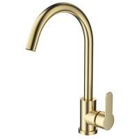 Смеситель для кухни WONZON & WOGHAND, Брашированное золото (WW-AE4554-BG)