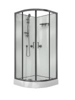 Душевая Кабина Triton Прайм-Графит 90*90 А без крыши
