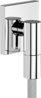Настенная розетка с обратным клапаном Hansgrohe FixFit Fine E 28883000. хром 28883000