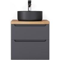 Тумба под раковину Jorno Wood 60 wood.01.60/P/GR серый