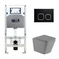 Унитаз с инсталляцией WeltWasser AMBERG 506 ST + GELBACH 004 MT-GR + AMBERG RD-BL