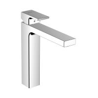 Hansgrohe Vernis Shape Смеситель для раковины однорычажный 190 со сливным гарнитуром хром 71562000