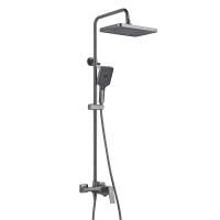 Душевая система Shevanik S4436T, оружейная сталь