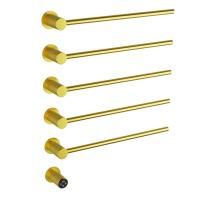 Полотенцесушитель электрический встраиваемый WONZON & WOGHAND, Брашированное золото (WW-A355-BG)