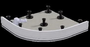 Душевой поддон с сифоном WeltWasser WW TRR 90 STONE-WT