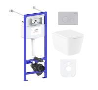 Комплект инсталляции и унитаза 6 в 1 Lavinia Boho Relfix Aveo Rimless 77050211