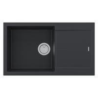 Мойка EXTENSIO 86, ACRYSTONE, PM988650-AN, ANTRACITE, 860х500 мм, Paulmark