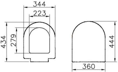 Крышка-сиденье для унитаза VitrA S50 801-003-009
