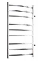 Полотенцесушитель водяной Fincopper FCB 900х500 Chrome, 9 перекладин, боковое подключение прямое 3/4'х1/2' ГШ с чашками и эксентриками