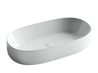 Умывальник Ceramicanova чаша накладная овальная Element 675x350x140мм